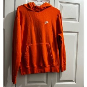 Men's small Nike hoodie sweatshirt. Color orange. Good condition